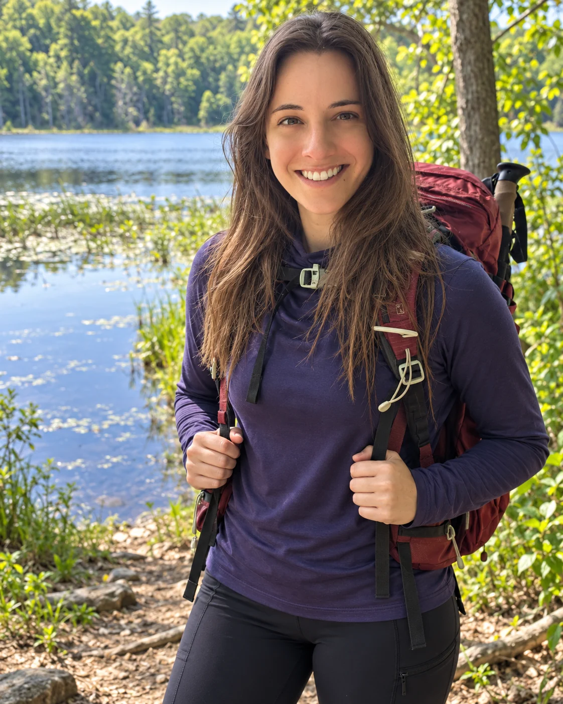 Abbey outdoors beside a lake